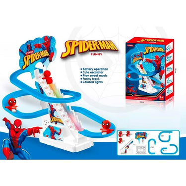 Electric Spider-man Slide Racing Track Set With Lights & Music